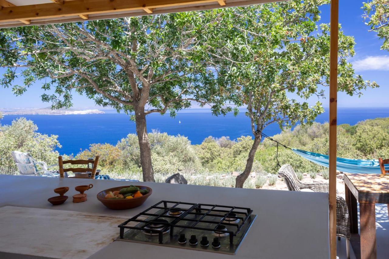 My Old Stone House In A 2 000 Sqm Private Garden With Fab Glamping Tent Mandraki  Экстерьер фото